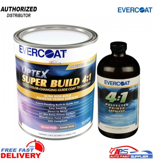 Evercoat Optex Super Build 4:1 Polyester Primer Kit 4.69L - High Quality